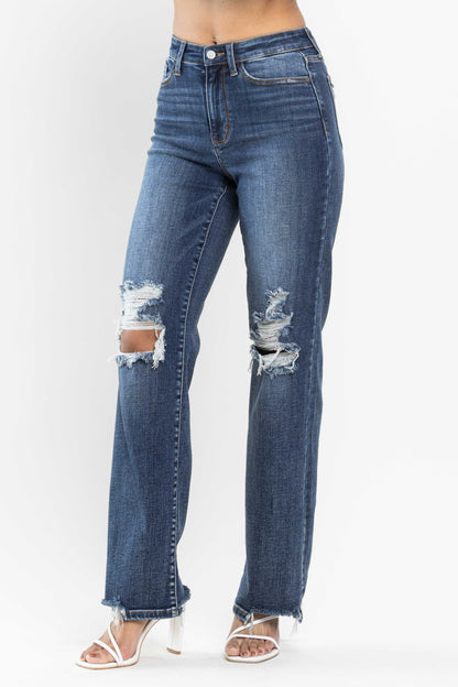 Knee Distressed Judy Blue Denim