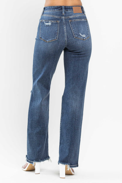 Knee Distressed Judy Blue Denim