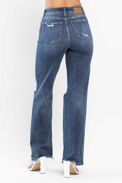 Knee Distressed Judy Blue Denim