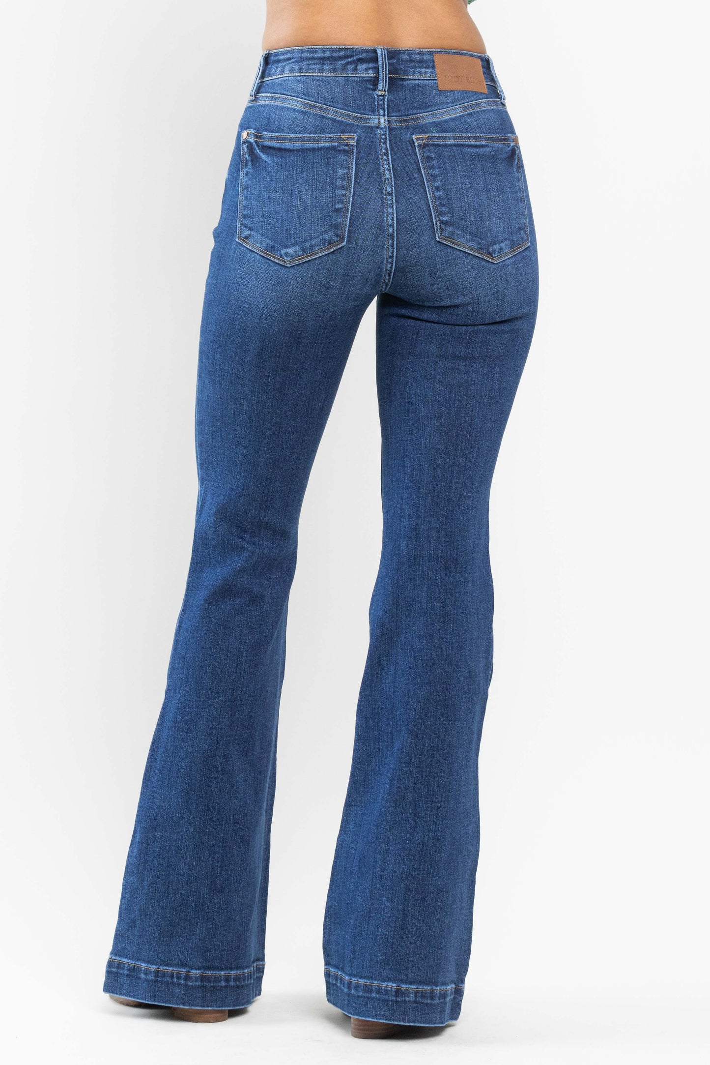 Judy Blue High Waisted Flare Stretch Denim Regular Length