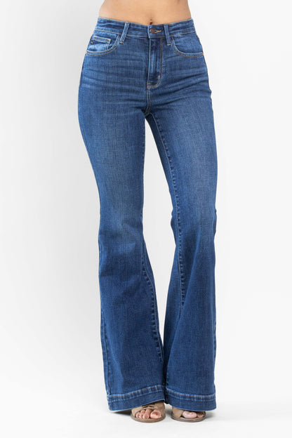 Judy Blue High Waisted Flare Stretch Denim Regular Length