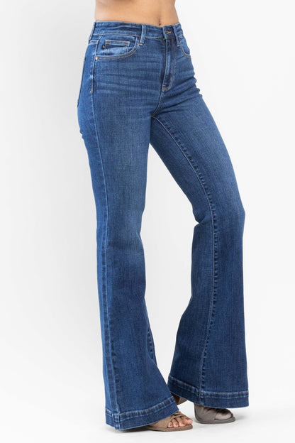 Judy Blue High Waisted Flare Stretch Denim Regular Length